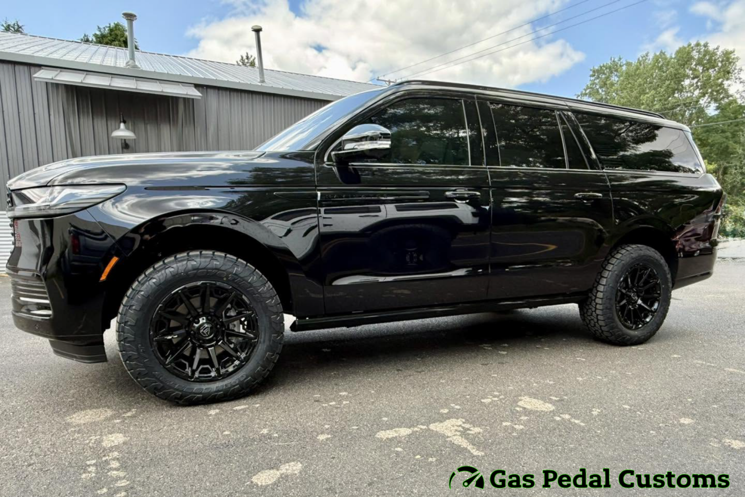 Lincoln Navigator with Fuel Wheels - Gas Pedal Customs